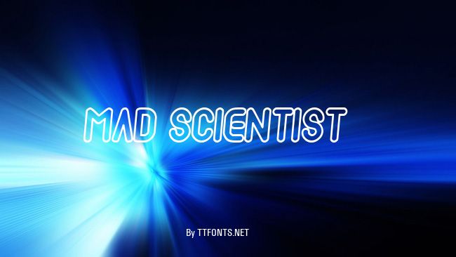 Mad scientist + example